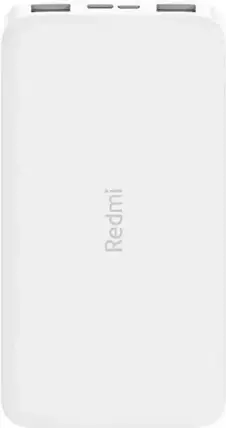 Портативний акумулятор Xiaomi Redmi Power Bank 10000 мАг micro-USB/Type-C білий, фото 1