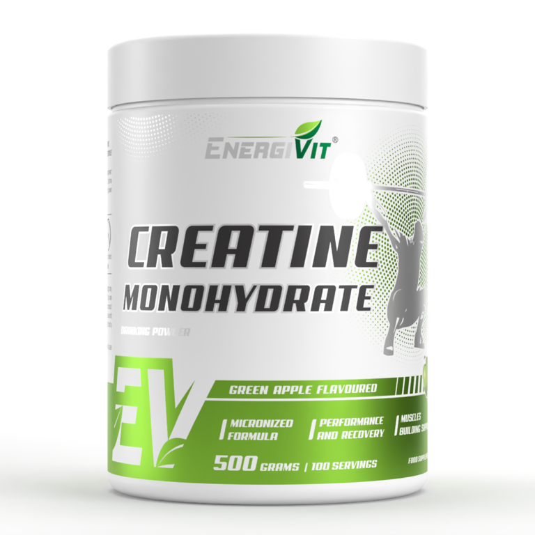 Креатин EnergiVit Creatine Monohydrate 500 g Зелене яблуко