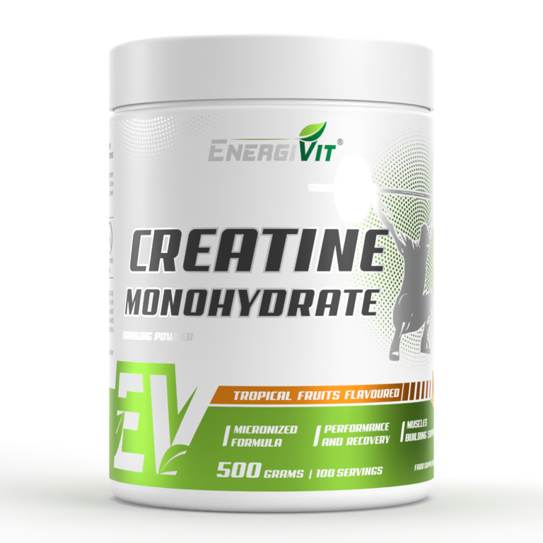 Креатин EnergiVit Creatine Monohydrate 500 g Тропічні фрукти