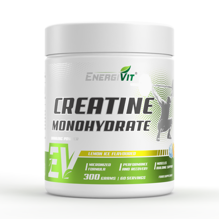 Креатин EnergiVit Creatine Monohydrate 300 g Лимон