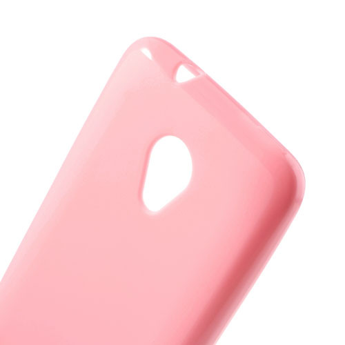 Чехол силиконовый матовый на HTC Desire 700 Dual sim Розовый - фото 5 - id-p30813878