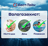 Тактичний сталевий наручний кварцовий годинник з металевим ремінцем з японським механізмом, фото 6
