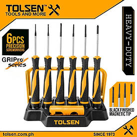 Набір викруток для точних робіт 8 предметів SL1,5;2,0;2,5 PH000;00; 50 мм Tolsen 20193