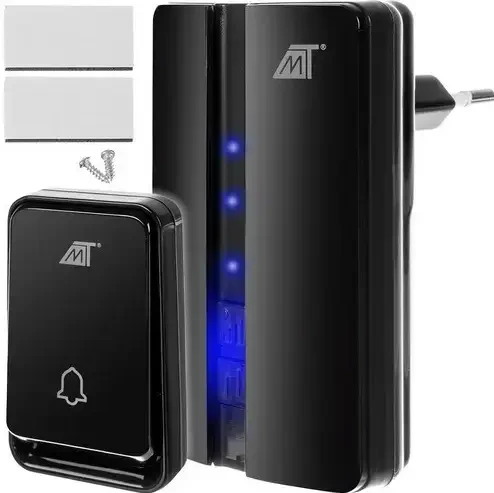 Бездротовий дверний дзвінок Malatec 23371 чорний, фото 1