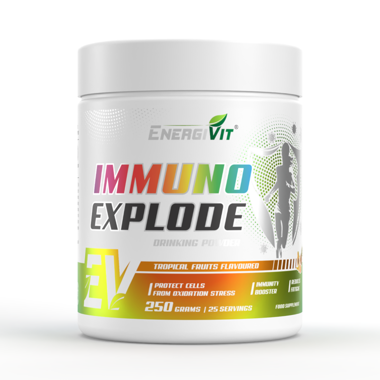 Глютамин EnergiVit Immuno Explode 250 g Тропічні фрукти