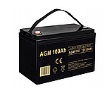 AGM Акумулятор 100Ah 12V VOLT VRLA (6AKUXAG100), Польща, фото 5