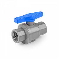 Кран кульовий рівнопрохідний, РВ 3/4", для 
труб ПВХ PN10, DSRA10V1SF34F34