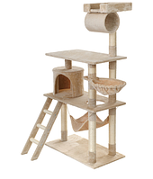 Когтеточка для кота висока, п'ятирівнева з гамаком FunFit home&office (1951)