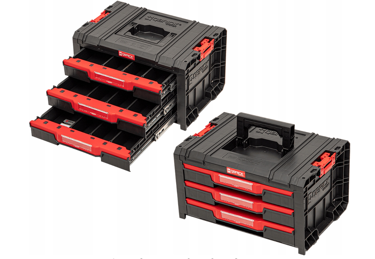 Ящик для інструментів з осередками Qbrick System PRO Drawer 3 Toolbox Basic (5901238257455)