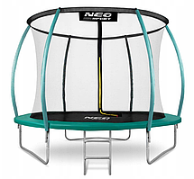 Маленький дитячий Батут 252 см Neo-Sport Premium із захисною сіткою (NS-08C181)