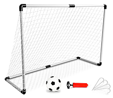 Дитячі Футбольні Ворота 84x123 см + М'яч Gockowiak MINI White-Black (328057MG)