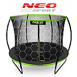 Маленький дитячий Батут 252 см Neo-Sport Premium із захисною сіткою (NS-08C221), фото 3