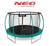 Великий дитячий Батут 435 см Neo-Sport Premium із захисною сіткою (NS-14C181), фото 3