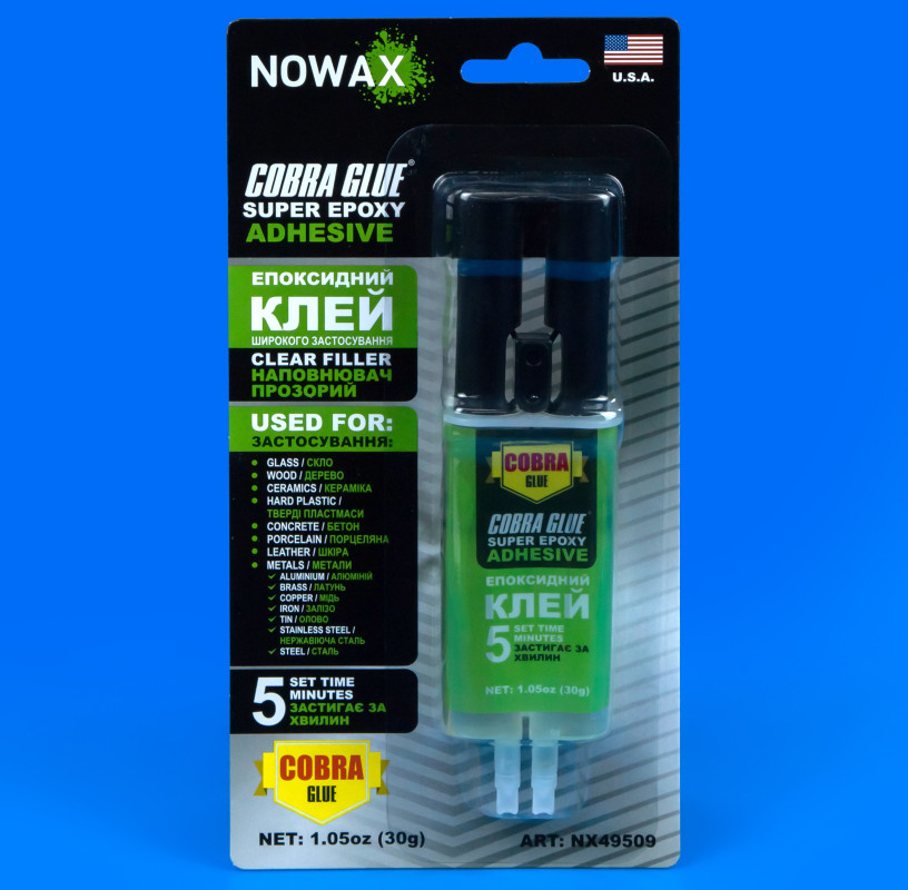 CLEAR Epoxy Adhesive NOWAX (USA)