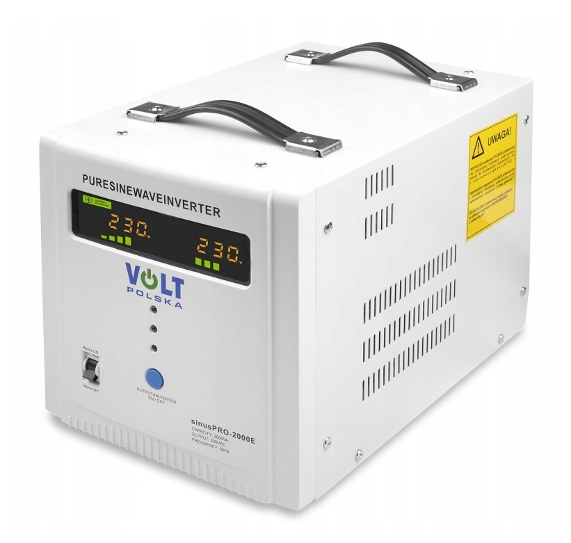 Гібридний інвертор із зарядкою Volt Polska SINUS PRO 2000 E 12/230V 1250/2000W (3SP092012E)