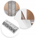 Стелаж для дому та гаража Humberg 180x100x50 см, 175кг/полиця, 5 полиць HR-849 (4849), фото 8