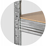 Стелаж для дому та гаража Humberg 180x90x40см, 175кг/полиця, 5 полиць HR-812 (4812), фото 6