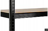 Стелаж для дому та гаража Humberg 150x75x30 см, 150кг/полиця, 5 полиць Black HR-811 (4811), фото 6