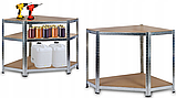 Стелаж для дому та гаража Humberg 180x90x40 см, 175кг/полиця, 5 полиць HR-817 (4817), фото 4