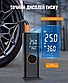 Автомобільний акумуляторний компресор, насос + повербанк Relv 6000mAh, фото 5