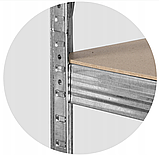 Стелаж для дому та гаража Plonos 180x90x40 см, 150кг/полиця, 4 полиці PL-702 (470200), фото 6