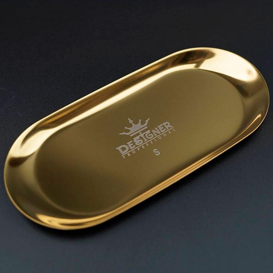 Металевий лоток для інструментів Designer золото, M