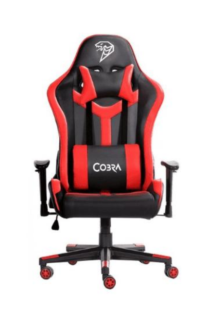 Геймерське крісло екошкіри Cobra X1 Pro Black-Red