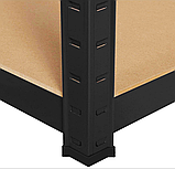 Стелаж для дому та гаража 150x75x30 см FunFit Black (3780), фото 6