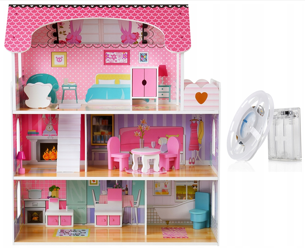 Дитячий ігровий набір - Будинок з LED підсвічуванням FUNFIT KIDS (3893)