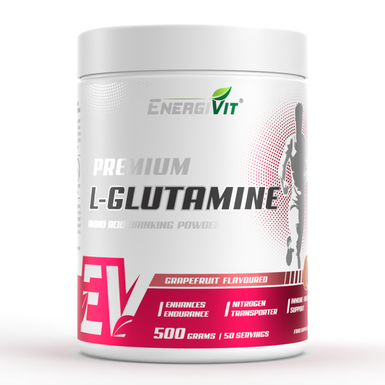 Амінокислоти Глютамін EnergiVit Glutamine 500 g Грейпфрут