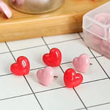 Набір кнопок червоних Сердце, фото 2