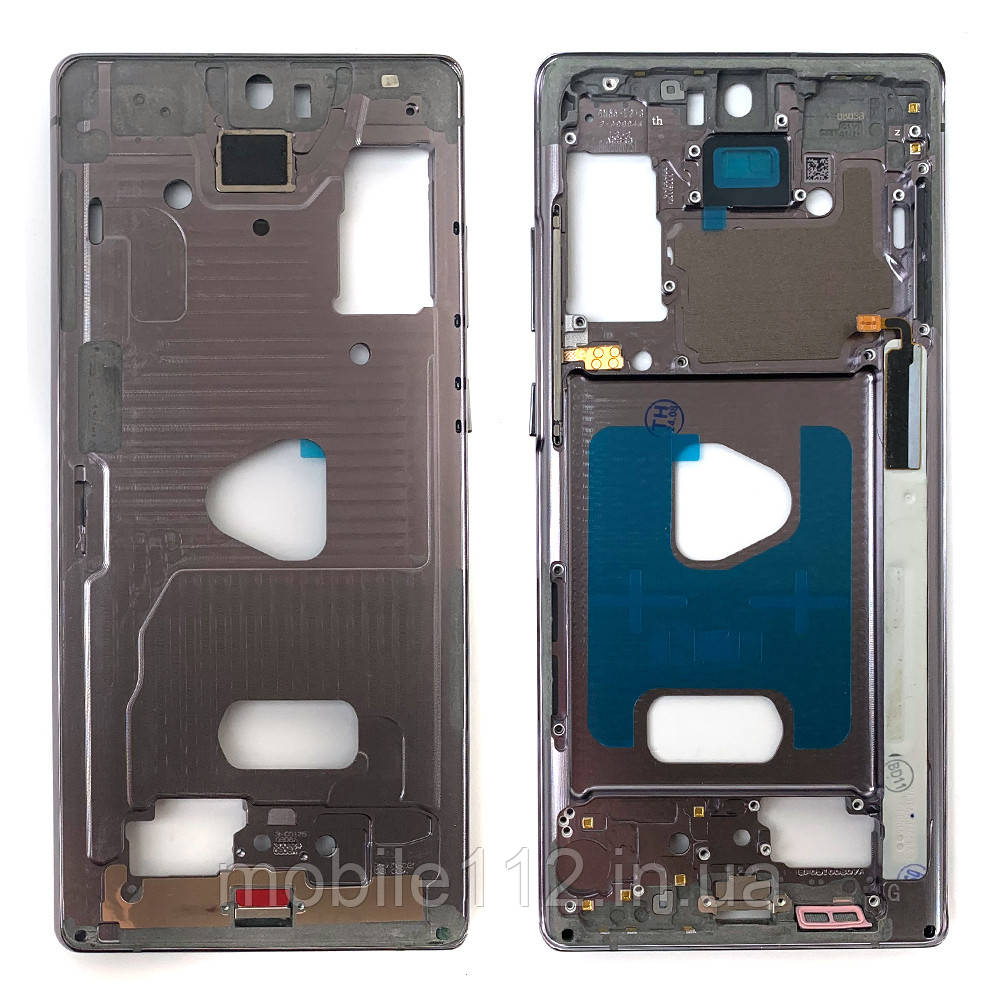 Рамка дисплея Samsung Galaxy Note 20 N980F сіра оригінал Китай