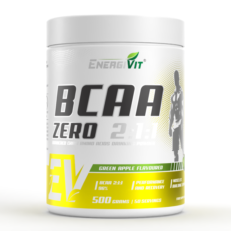 Амінокислоти BCAA EnergiVit BCAA Zero 500 g Зелене яблуко