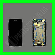 Дисплей Blackview BV7000 / BV7000 Pro із сенсором і рамкою, чорний (оригінальні комплектуючі)