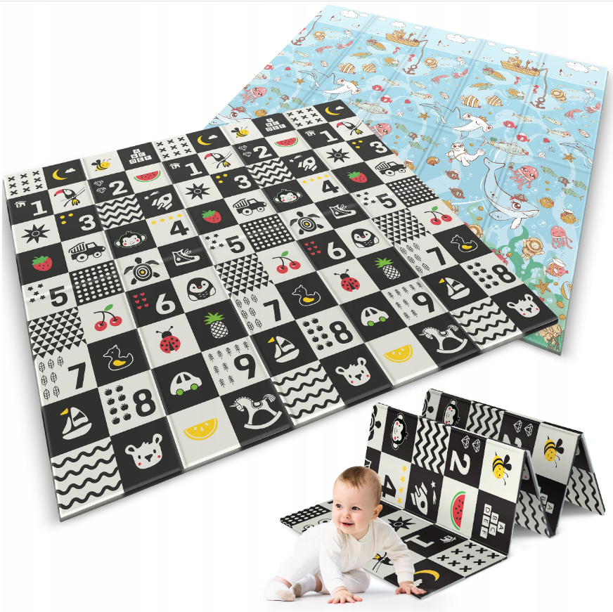 Килимок для немовляти NK-340 Nukido 200x180x1 см (734007), фото 1