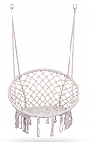 Підвісне крісло садове 80 см плетене BOHO Cream (290001), фото 2