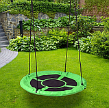 Дикі Круглі Гойдалки Гніздо ROMEK 100см Салатові (5902340317112), фото 2