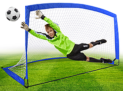 Дитячі Футбольні Ворота 270x150 см Xboost Blue (5902340321942)