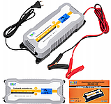Зарядний пристрій для акумуляторів Volt Polska 12/24V 20A LCD (6PRO122420), фото 3