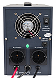 Гібридний інвертор із зарядкою Powermat 800 VA 12/230V 640W/800VA (PM-UPS-800MP), фото 4