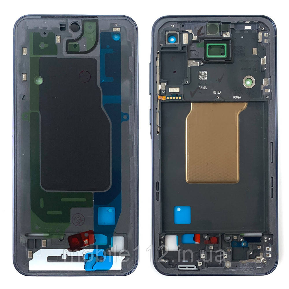 Рамка дисплея Samsung Galaxy A55 5G A556 чорна оригінал Китай