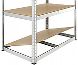 Стелаж для дому та гаража FunFit 180x90x40 см, 200кг/полиця, 5 полиць (3781), фото 5