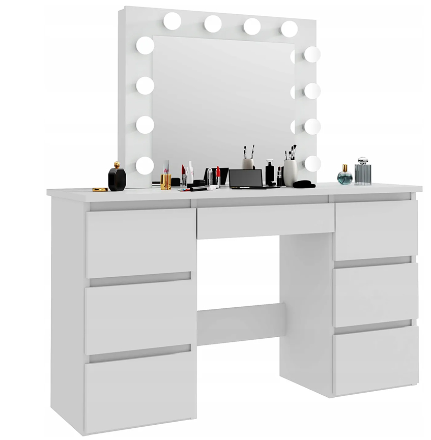 Косметичний столик для макіяжу FUNFIT White LED (3915), фото 1