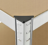 Стелаж для дому та гаража FunFit 150x75x30 см, 150кг/полиця, 4 полиці (4200), фото 9
