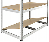 Стелаж для дому та гаража FunFit 174x80x40 см, 150кг/полиця, 4 полиці (4202), фото 5