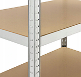 Стелаж для дому та гаража FunFit 174x80x40 см, 150кг/полиця, 4 полиці (4202), фото 6