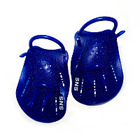 Лопатки для плавання розмір L сині SVN-1454