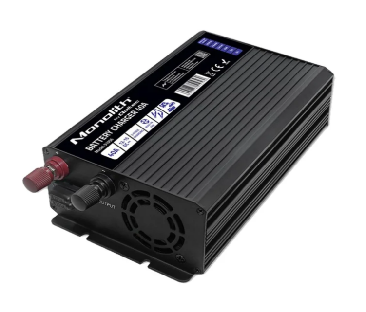 Зарядний пристрій для акумуляторів Qoltec Monolith LiFePO4 40A 12.8V (51956)