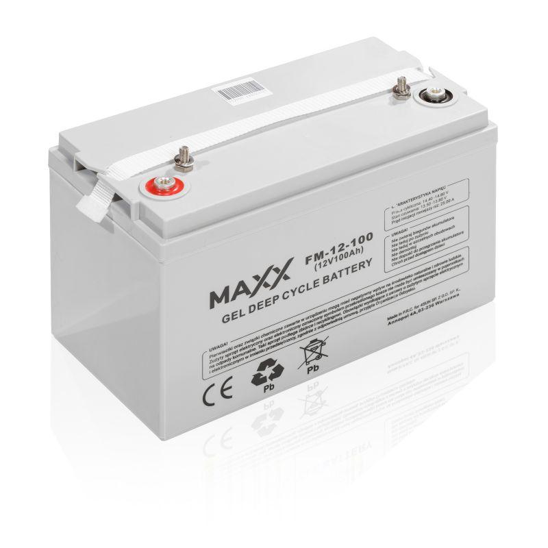 Гелевий Акумулятор 100Ah 12V 4SUN MAXX GEL DEEP CYCLE (FM-12-100)
