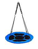 Дісткі Круглі Гойдалки FUNFIT 100см Синьо-чорні (2609), фото 5